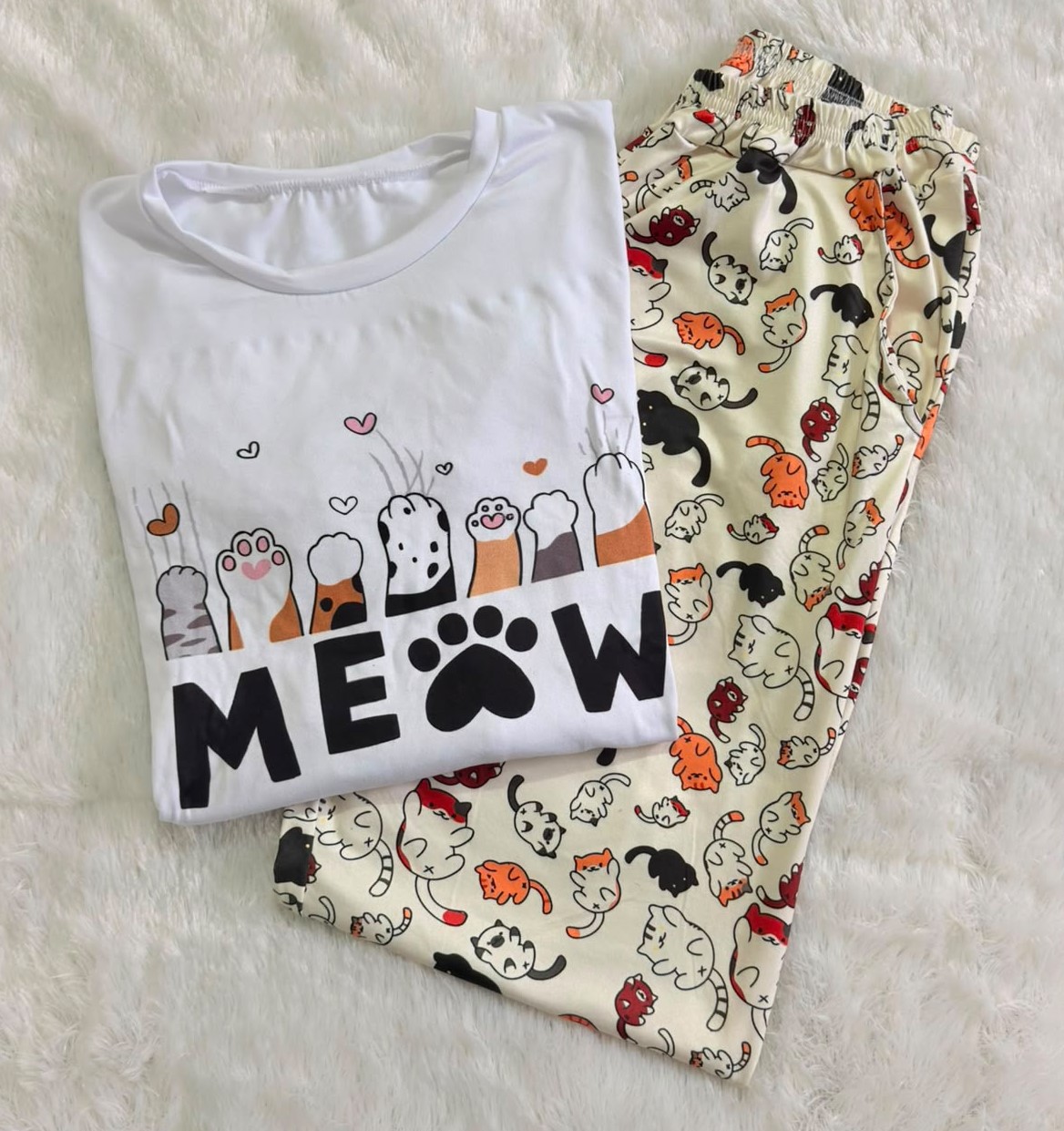 Pijama Gatitos Meow